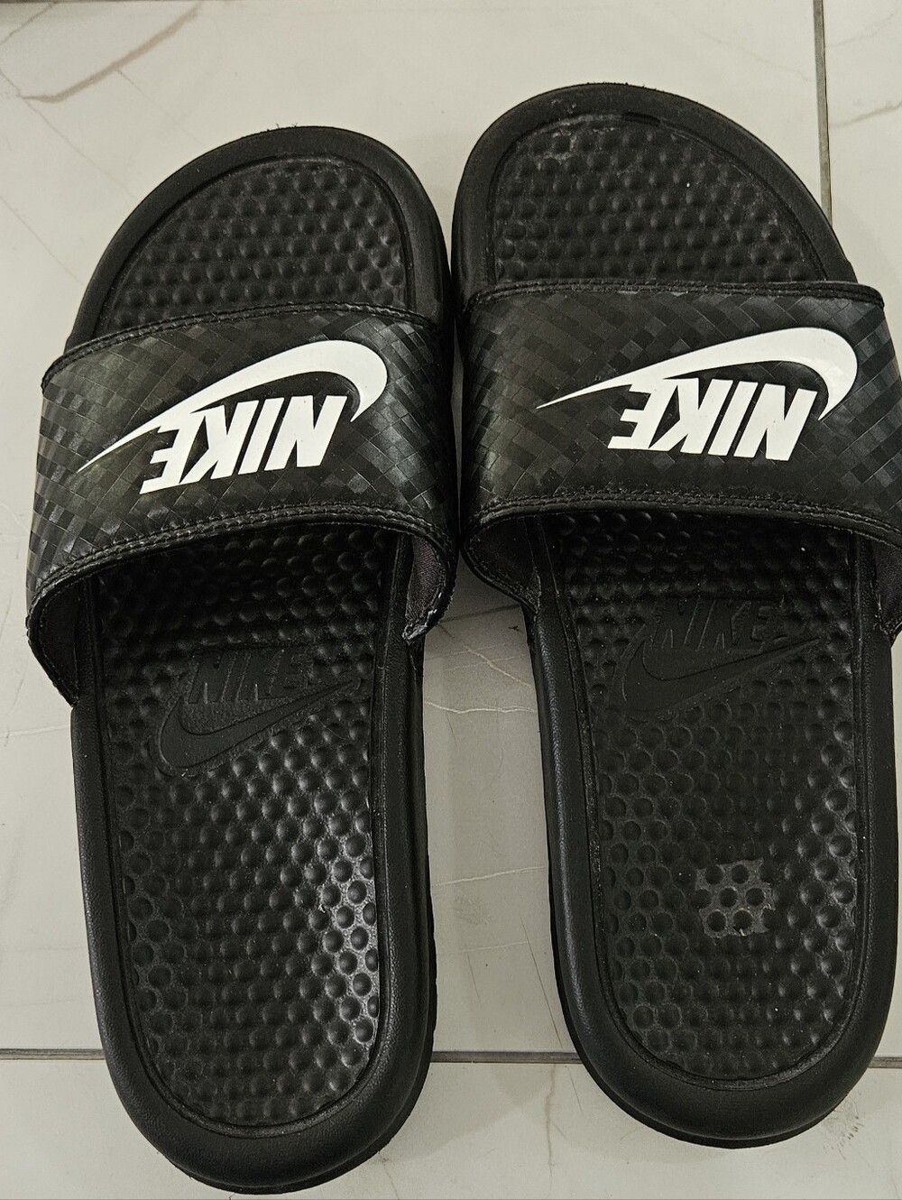 Nike Black Slides Size 8